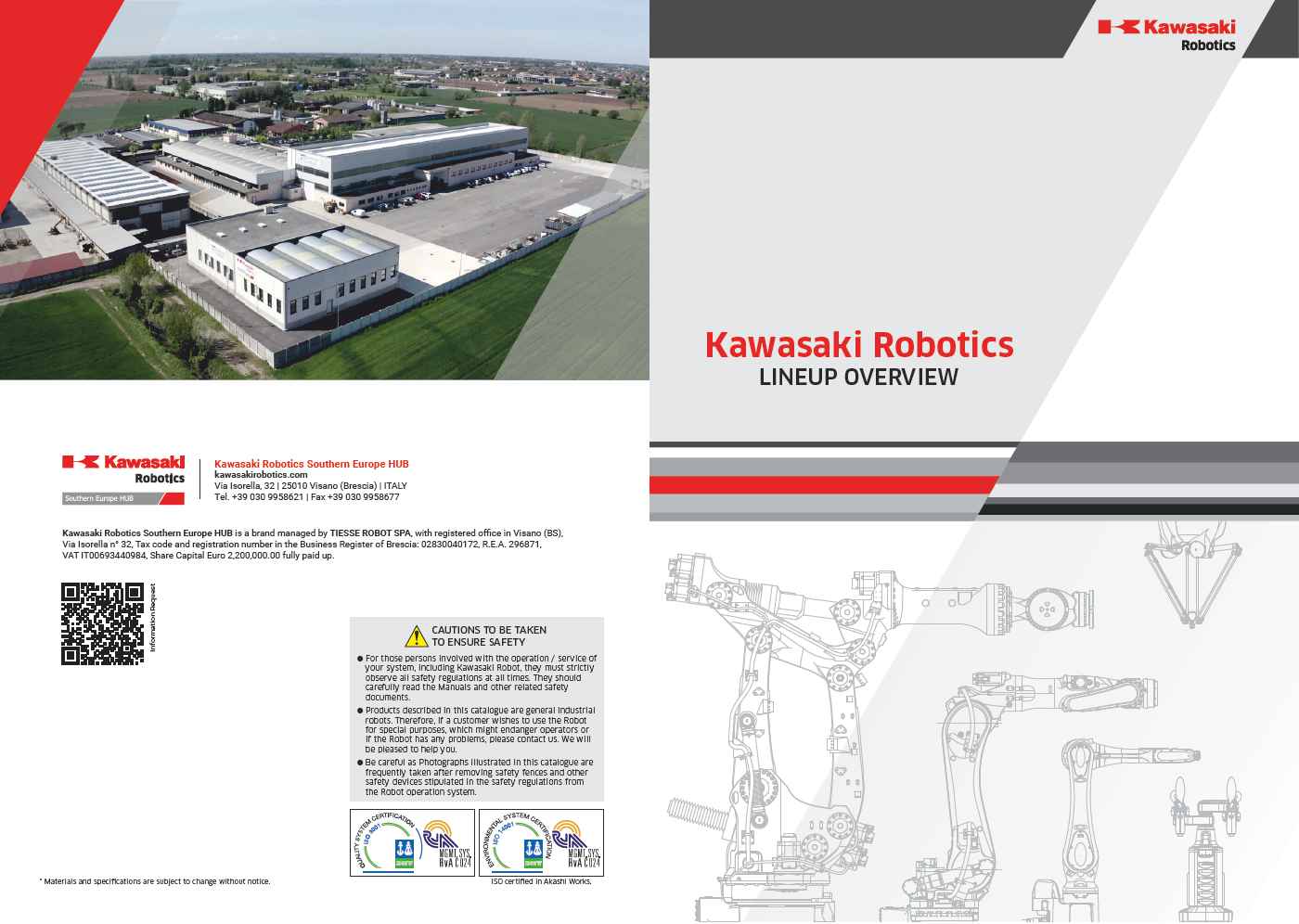 Kawasaki Robotics - Line up Overview