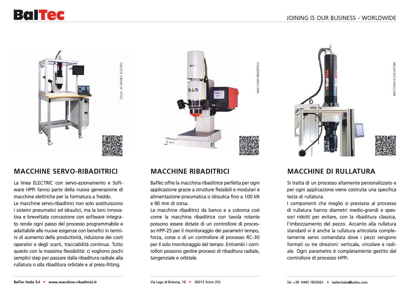 BalTec Italia - Prodotti 2026