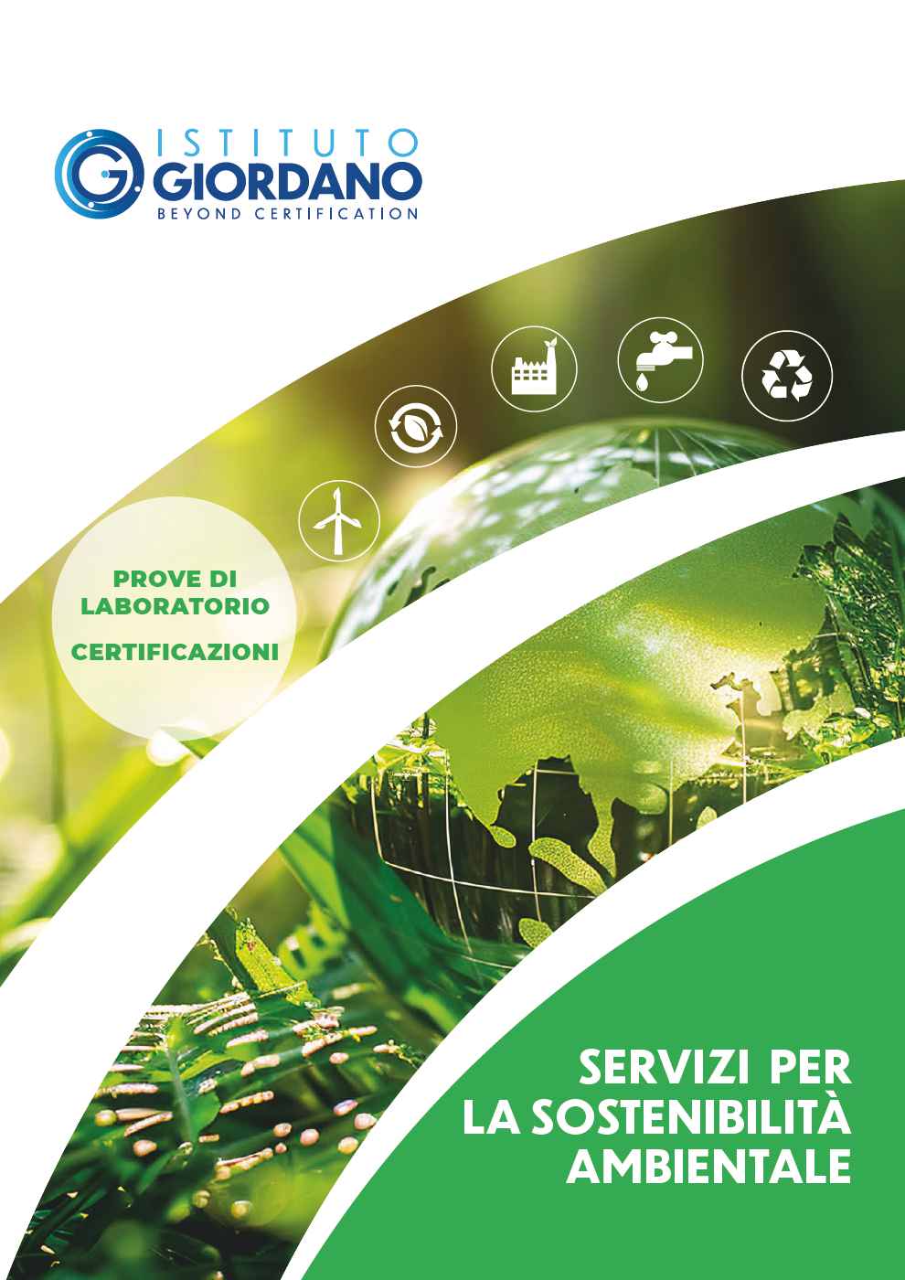 Brochure servizi per la sostenibilità ambientale (certificazioni e prove )