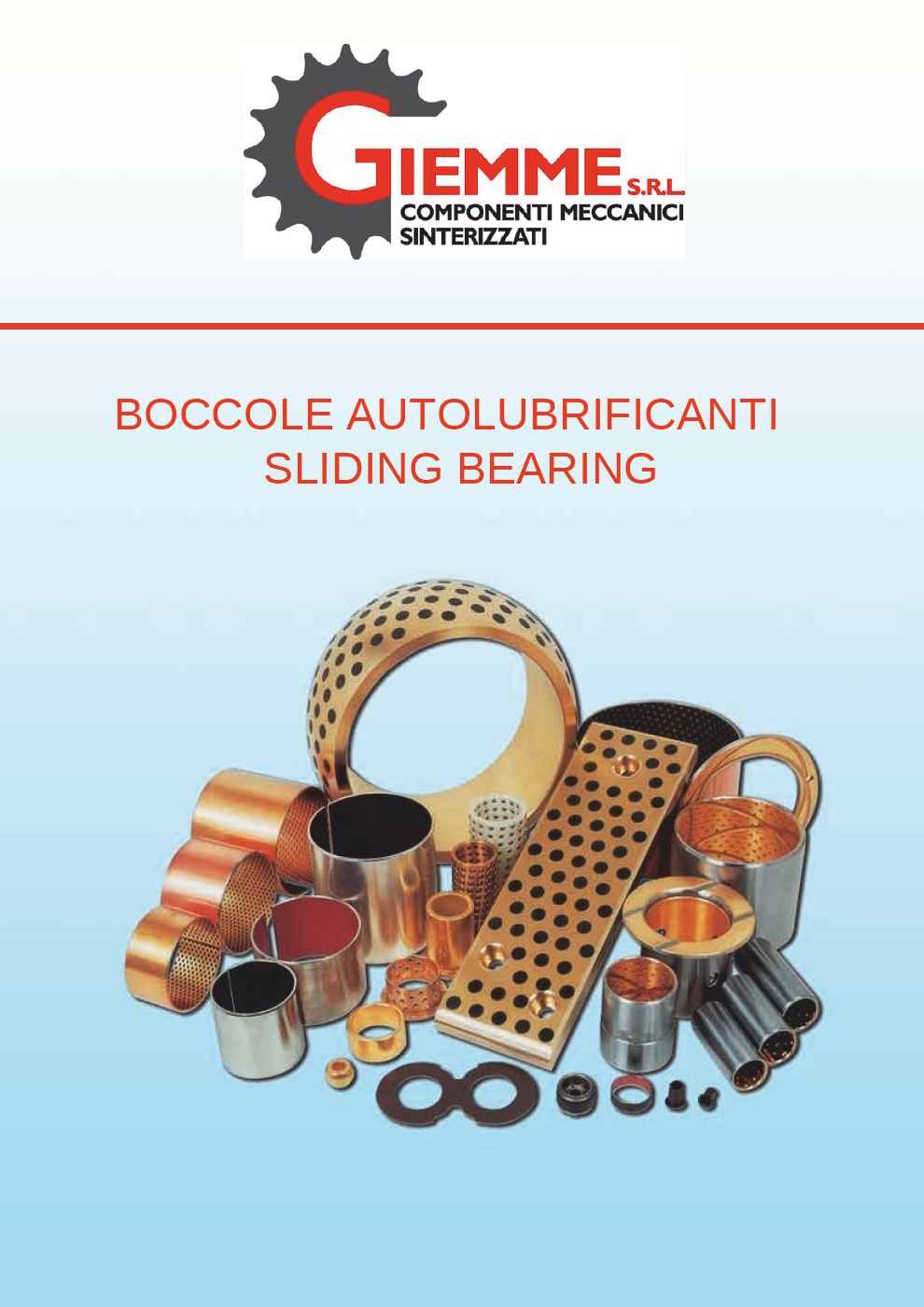 CATALOGO BOCCOLE AUTOLUBRIFICANTI A SECCO