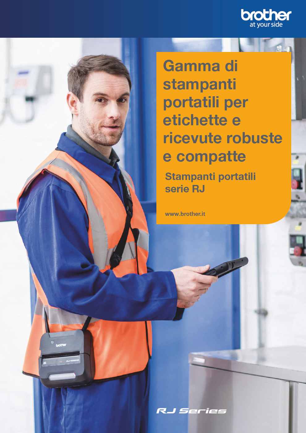 Gamma RJ: stampanti portatili per etichette fino a 2", 3" o 4"