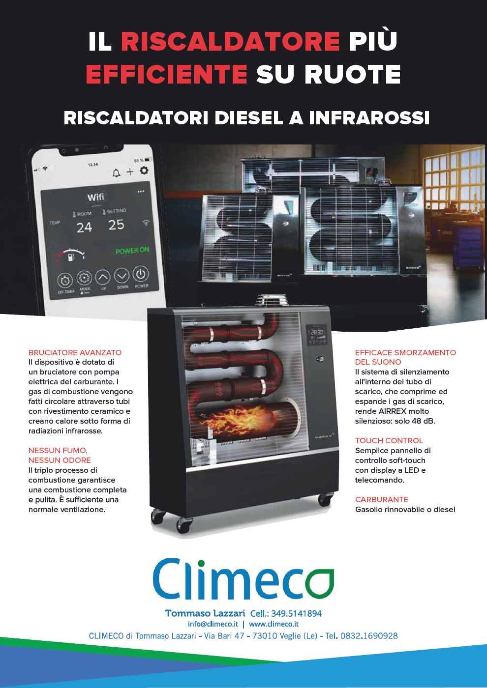 Riscaldatori portatili infrarossi