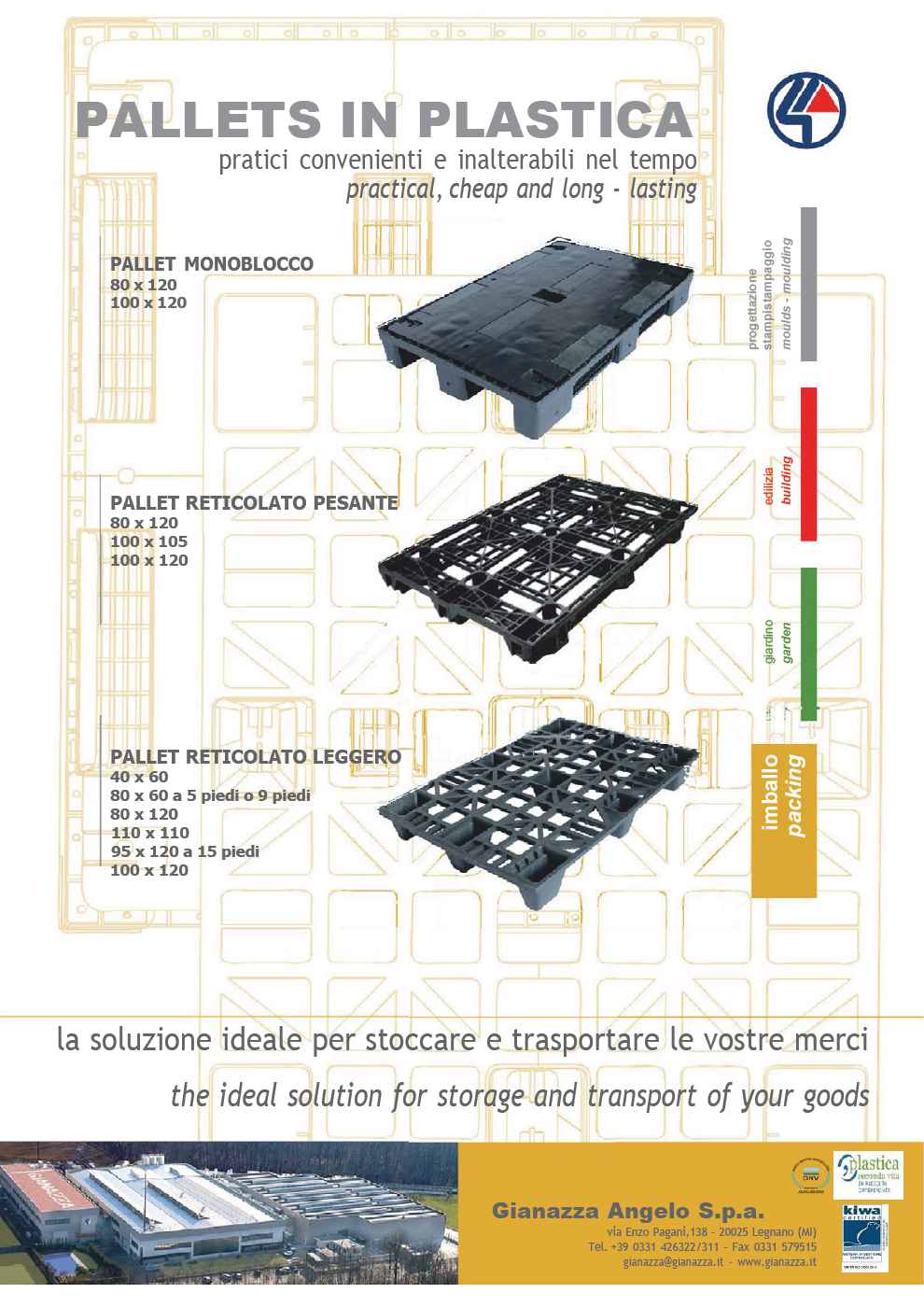 GIANAZZA ANGELO SPA DA OLTRE 40 ANNI LEADER STAMPAGGIO MATERIE PLASTICHE