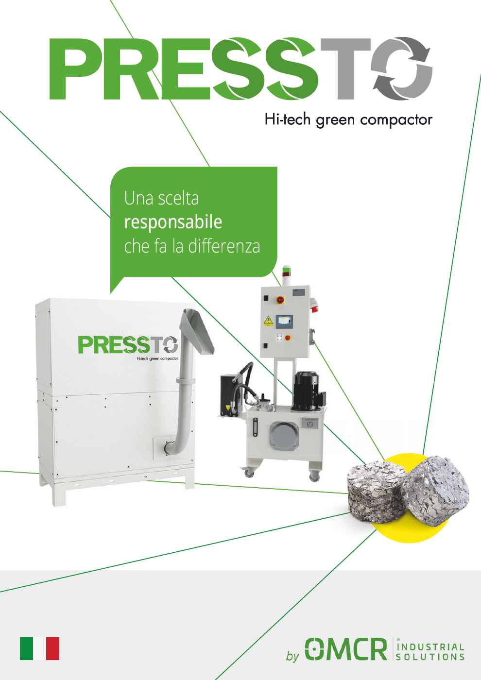 Brochure compattatore di trucioli PRESSTO