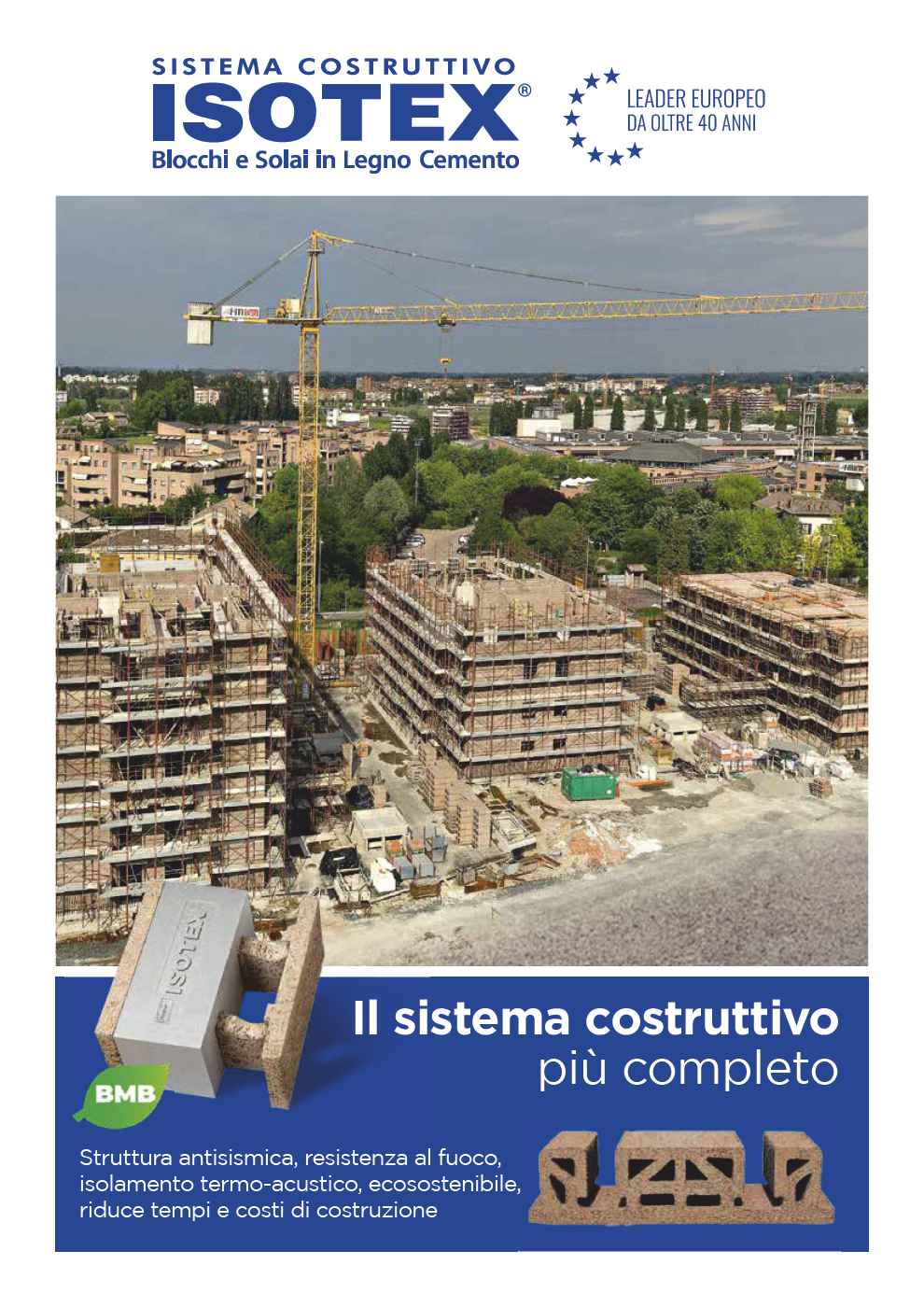 ISOTEX | Vantaggi del sistema costruttivo in legno cemento