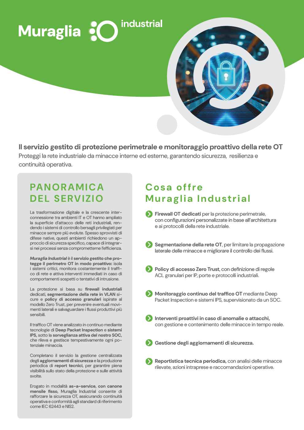 Scheda Tecnica - Muraglia Industrial