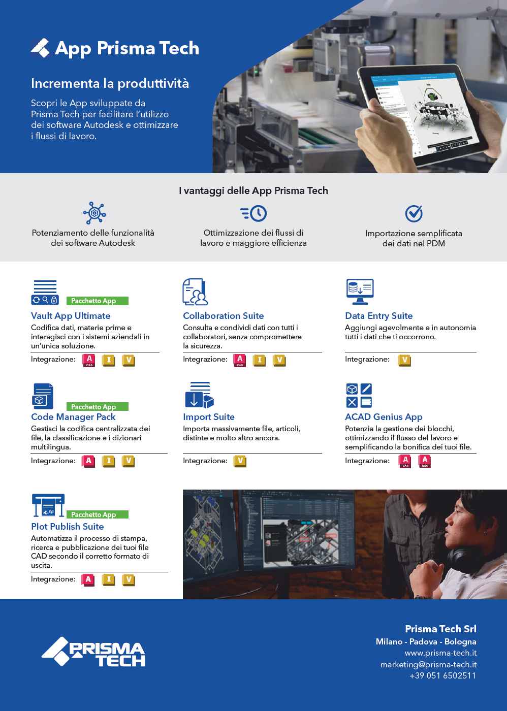 App Prisma Tech: incrementa la produttività