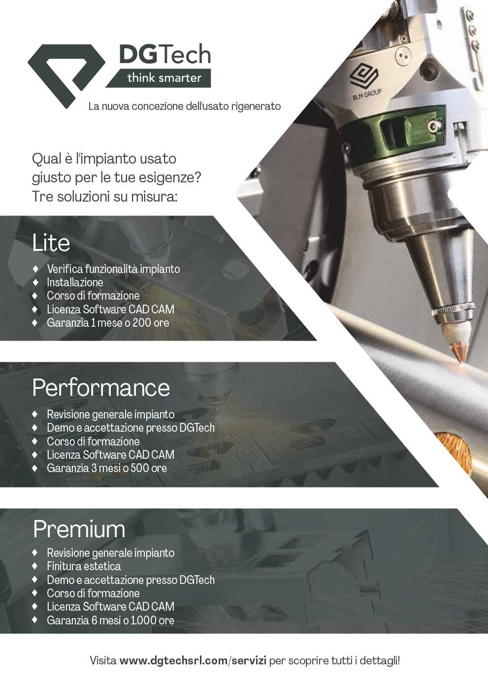 Tipologie usato DG Tech