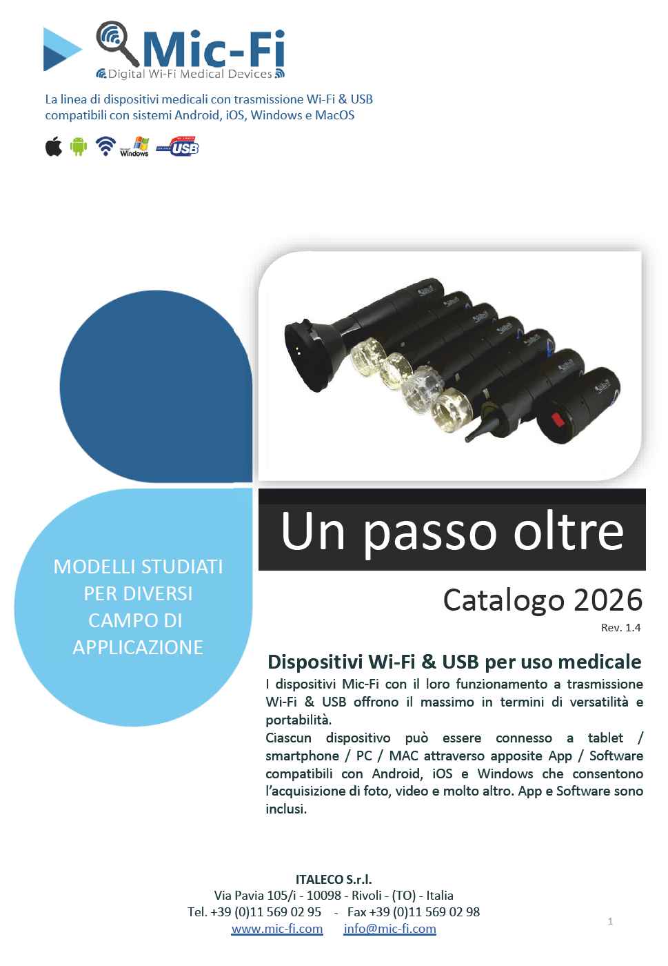 Catalogo Dispositivi Mic-Fi linea medicale