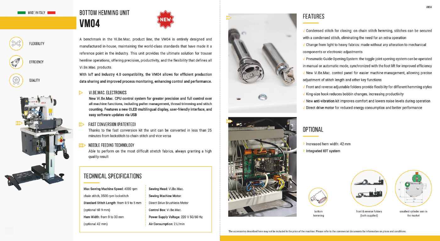 VM04 – Bottom hemming unit