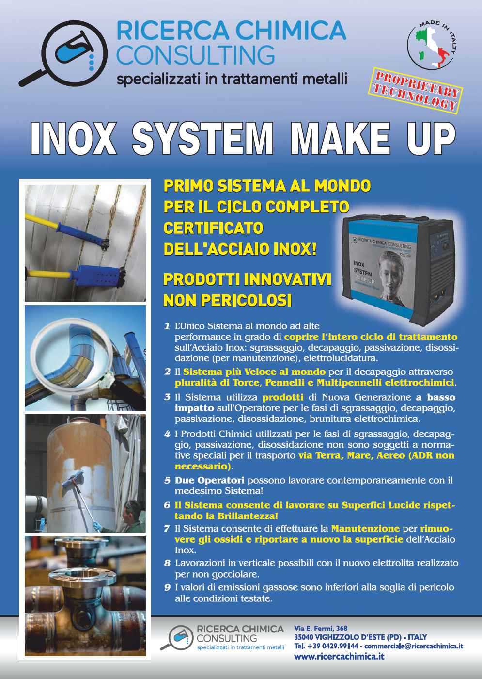 INOX SYSTEM MAKE UP