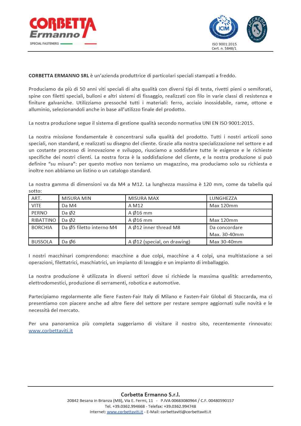 Corbetta Ermanno Srl