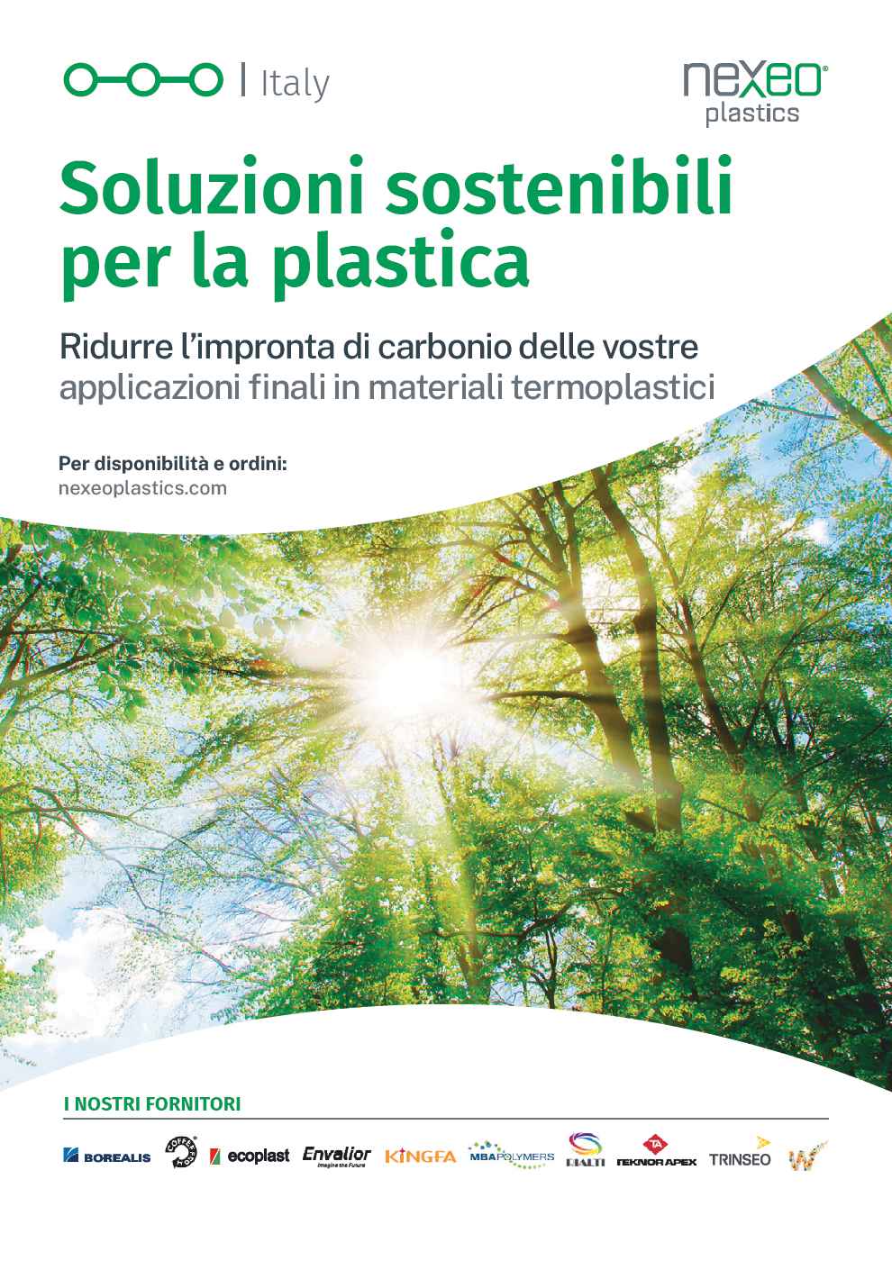 Soluzioni sostenibili  per la plastica