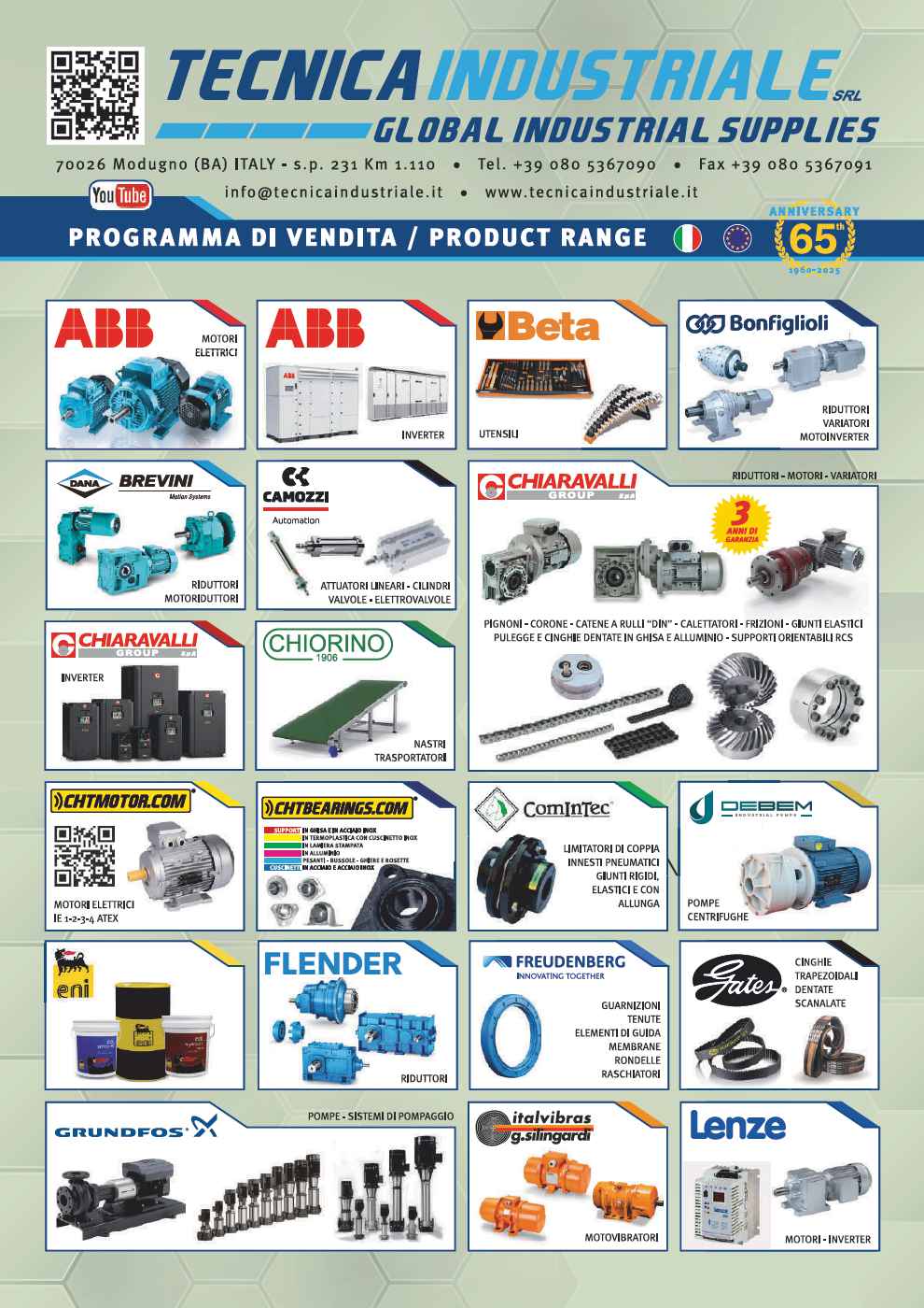 Gamma prodotti Tecnica Industriale Srl