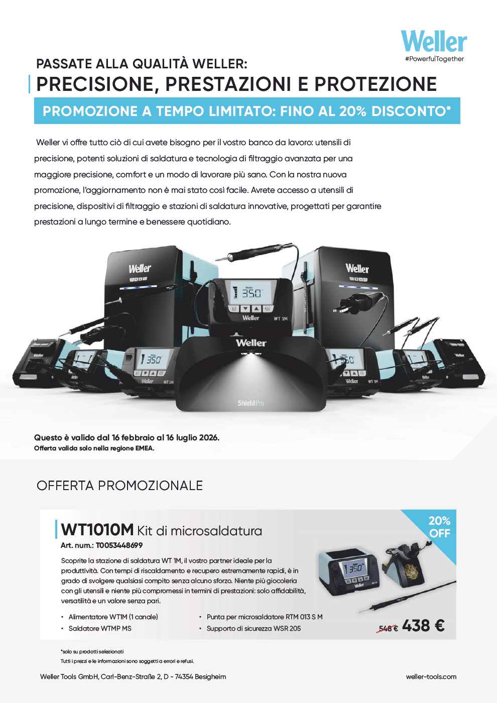 Weller Health & Performance promotion