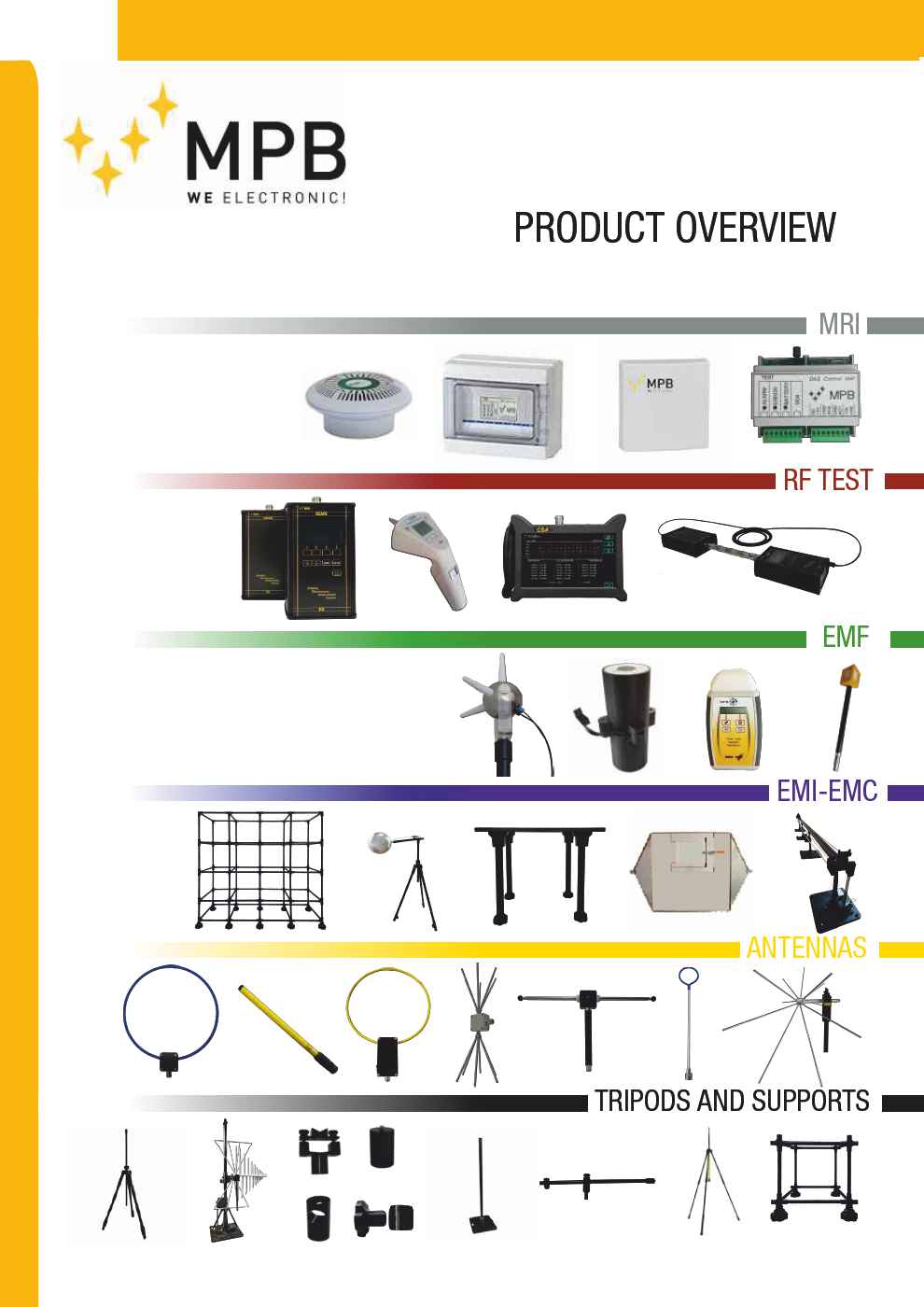 Product overview MPB Srl