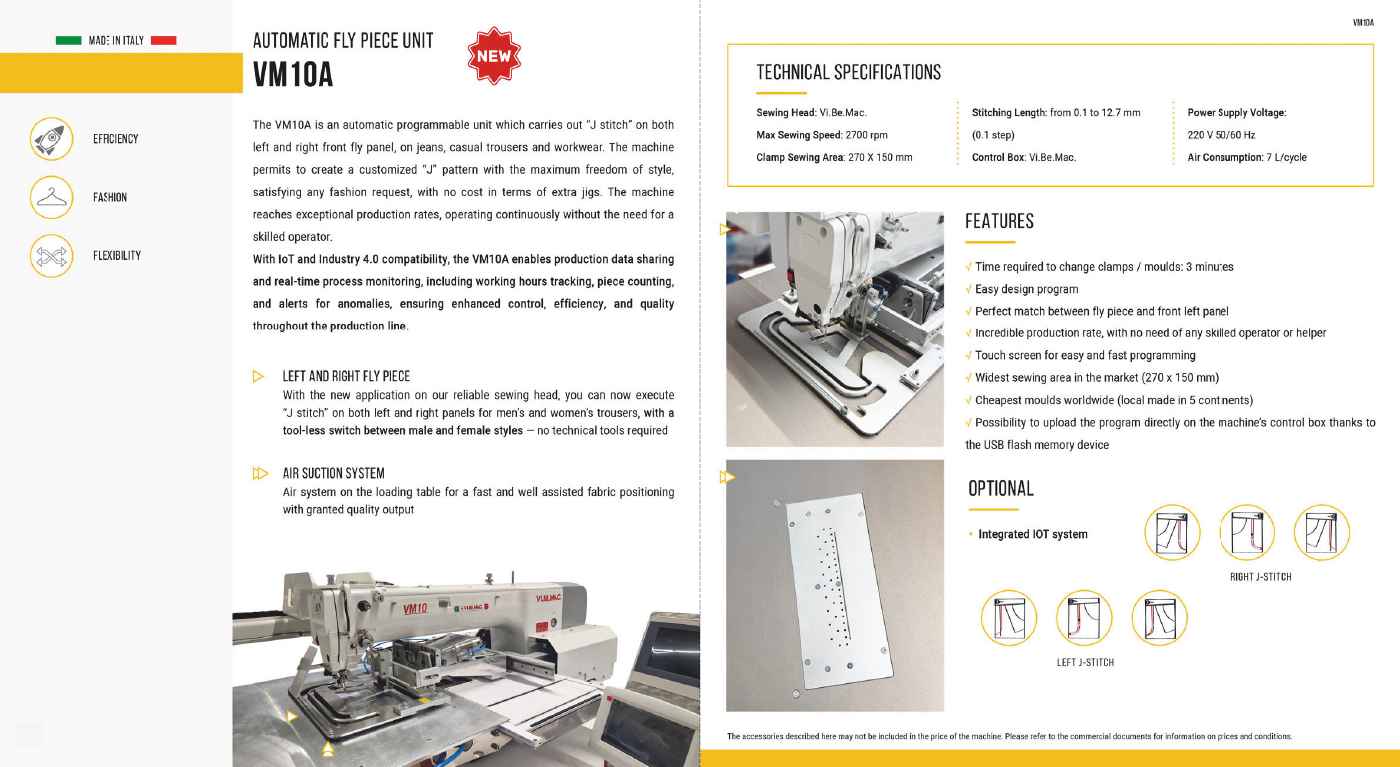 VM10A – Automatic fly piece unit