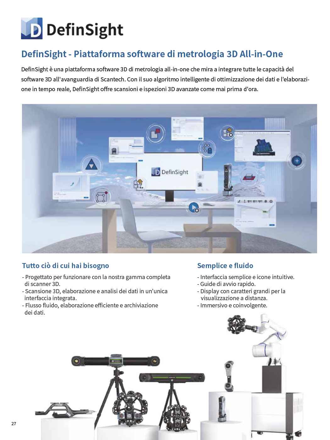 DefinSight - Piattaforma software di metrologia  3D All-in-One