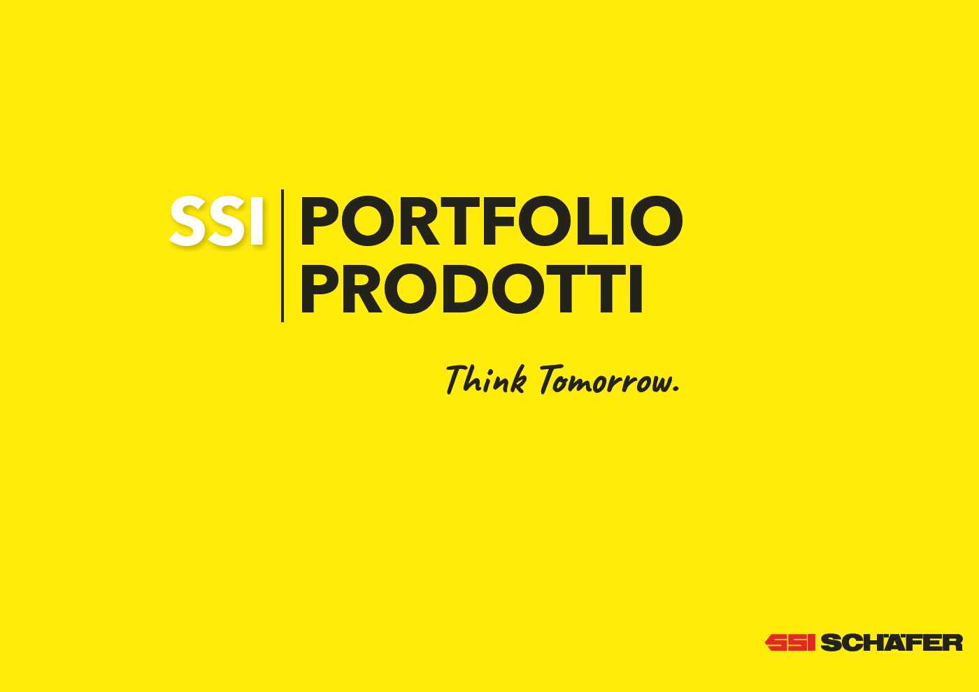 Incas SSI SCHÄFER Group Portfolio Prodotti