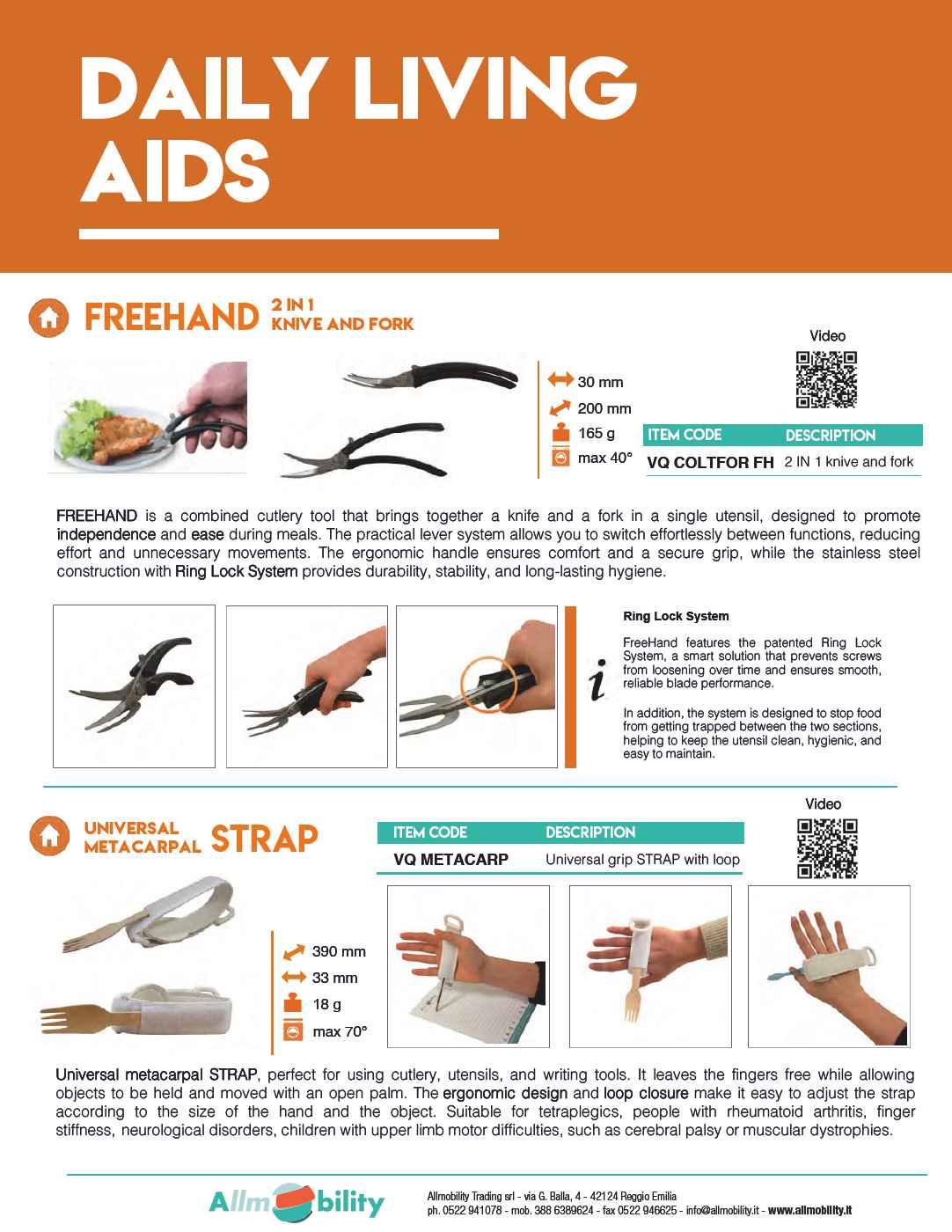 Terapia occupazionale: ausili per la vita quotidiana