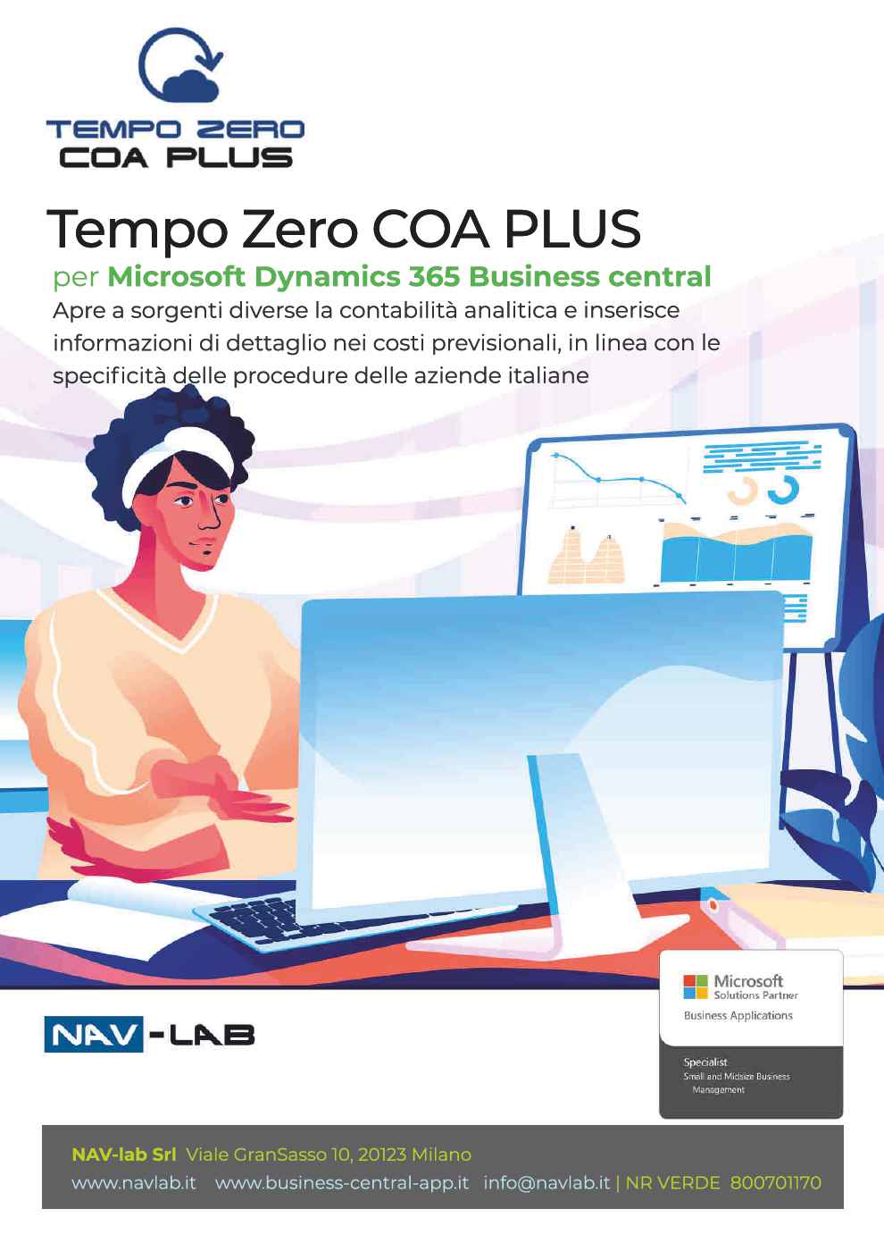 Tempo Zero COA Plus: App per Microsoft Business Central - Contabilità Analitica e Industriale