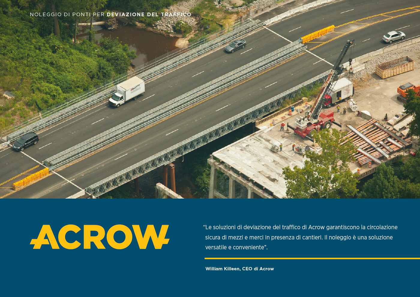 Acrow Bridge - Ponti a noleggio per deviazioni