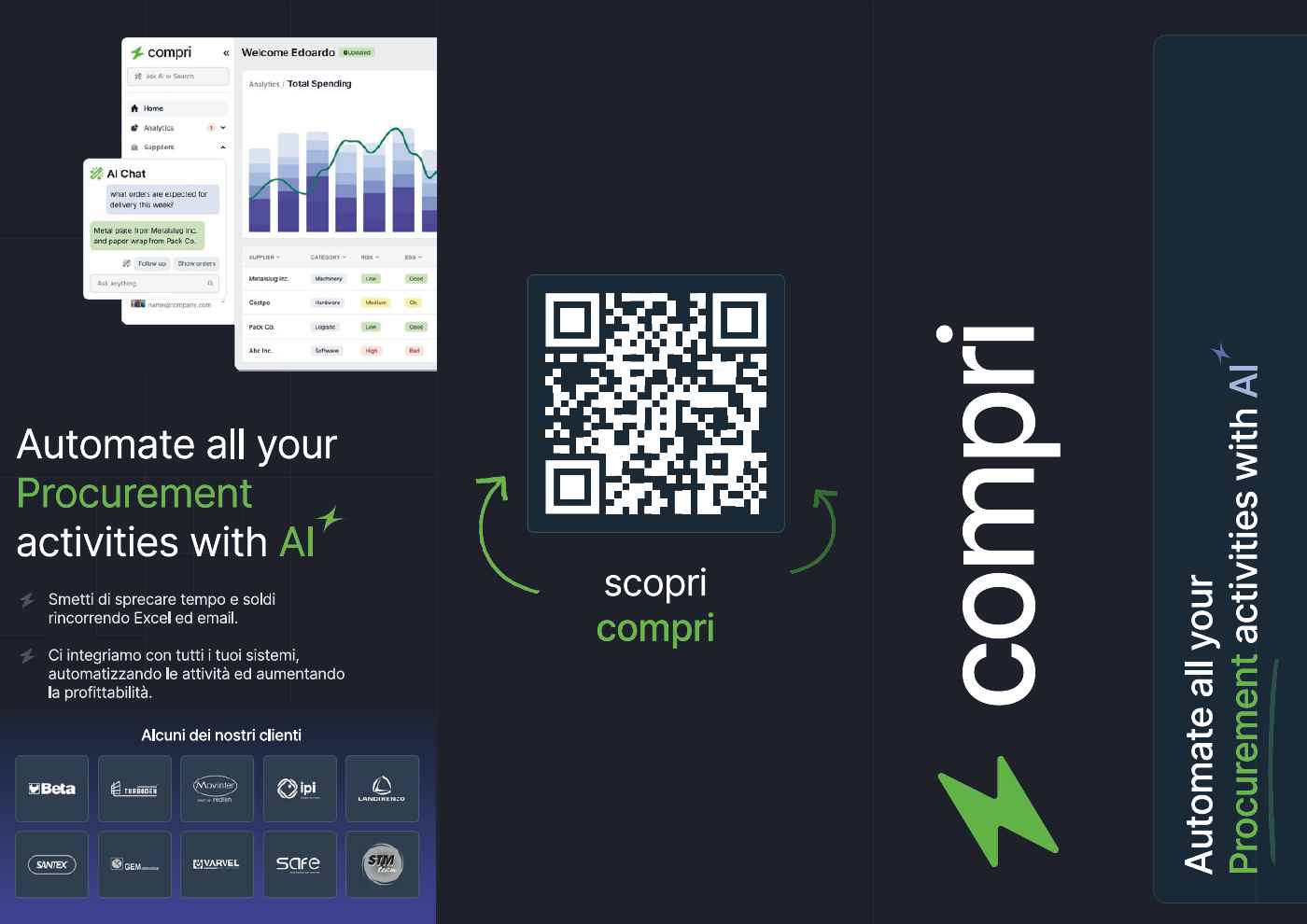 Depliant: Compri a colpo d'occhio