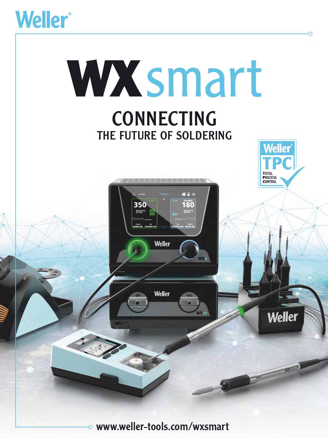 Weller WXSmart - LA stazione saldante smart