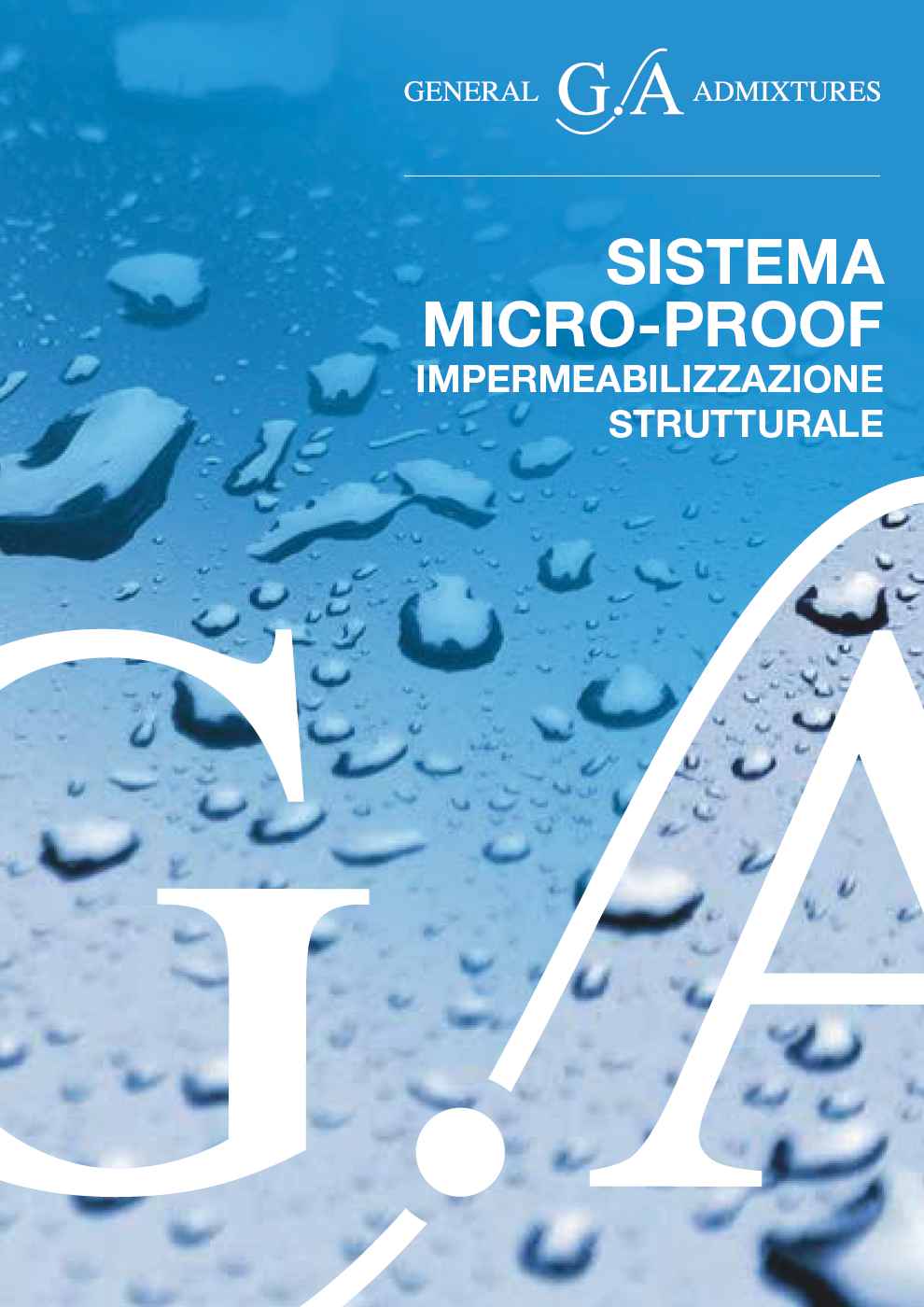 SISTEMA MICRO-PROOF - Impermeabilizzazione strutturale