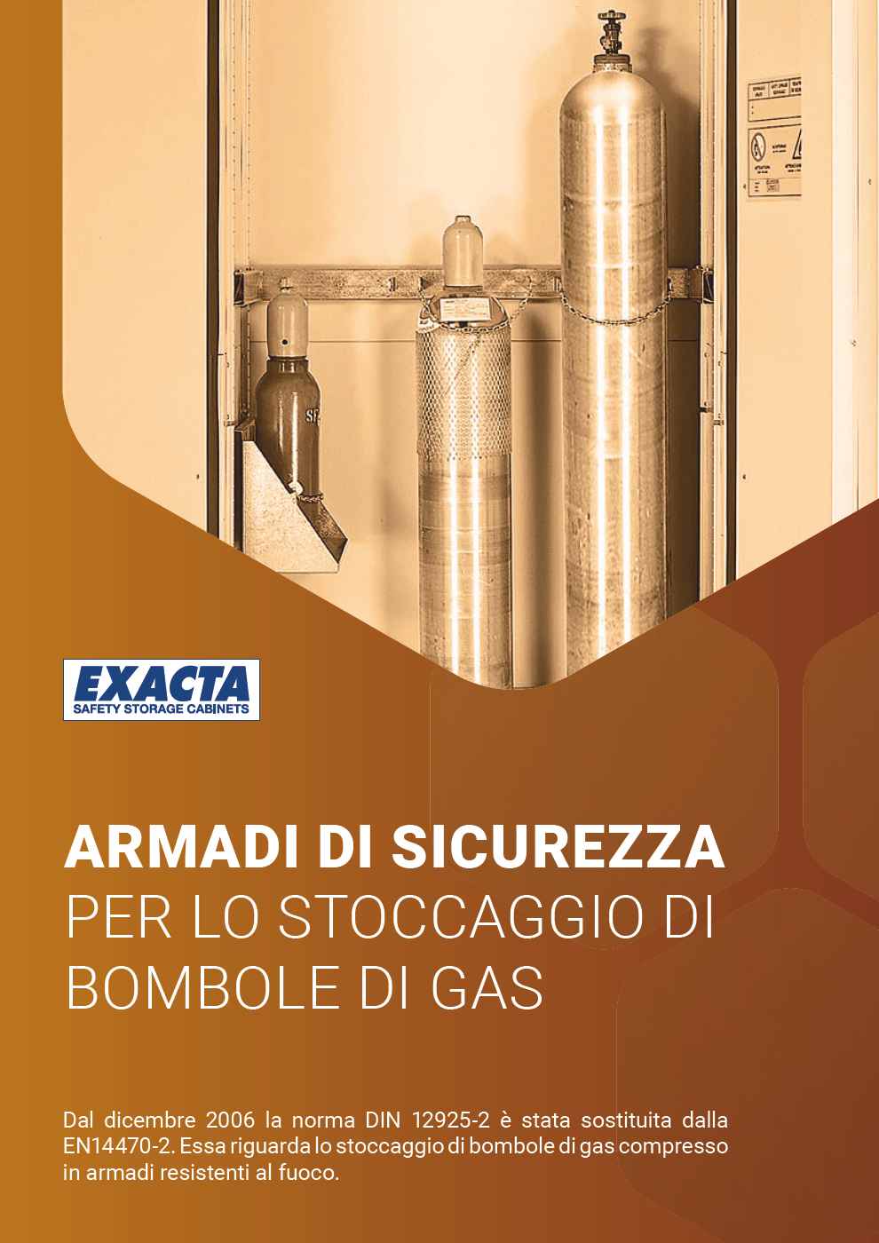 Armadi di sicurezza Exacta per bombole