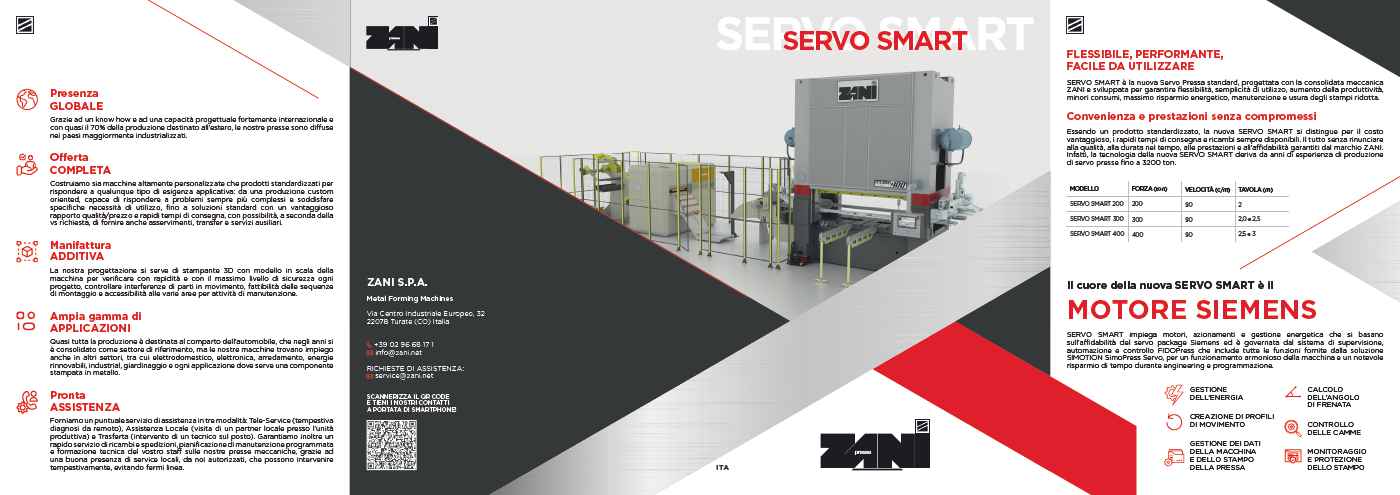 SERVO SMART NUOVA GAMMA PRESSE SERVO STANDARDIZZATE