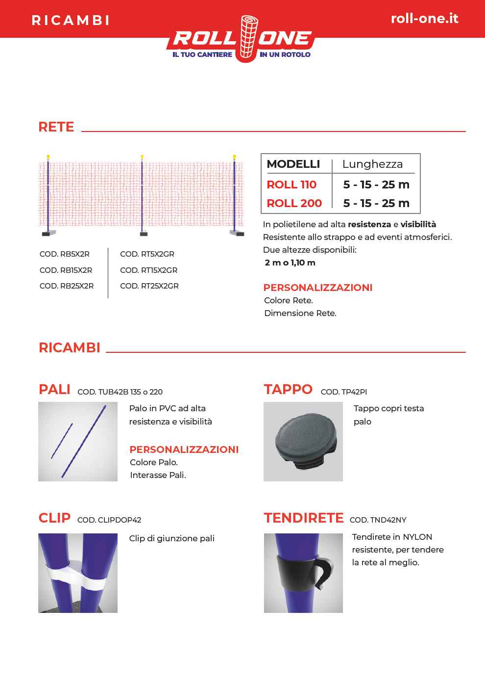ACCESSORI ROLL-ONE