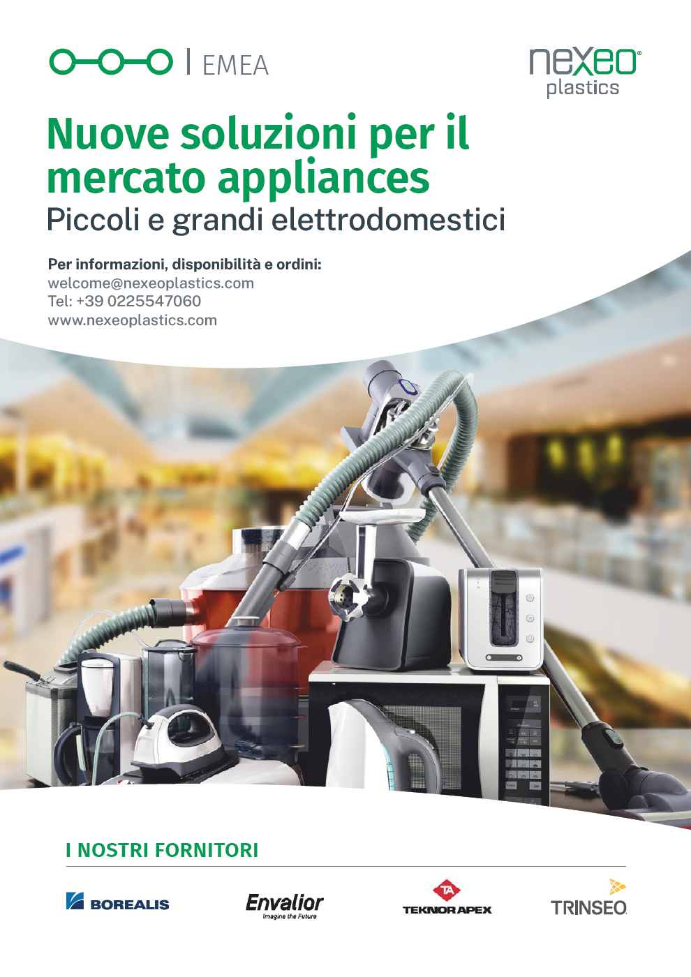 Nuove soluzioni per il  mercato appliances