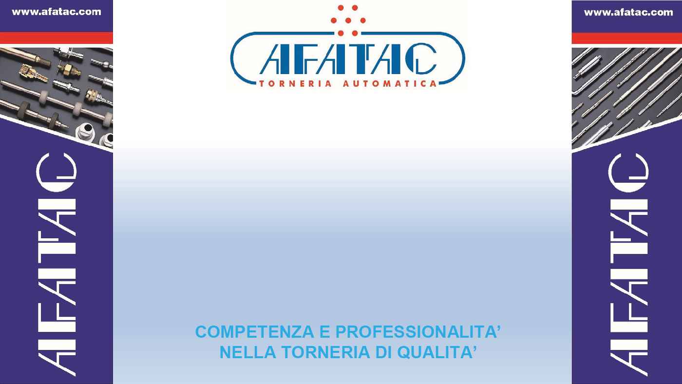 PRESENTAZIONE AFATAC