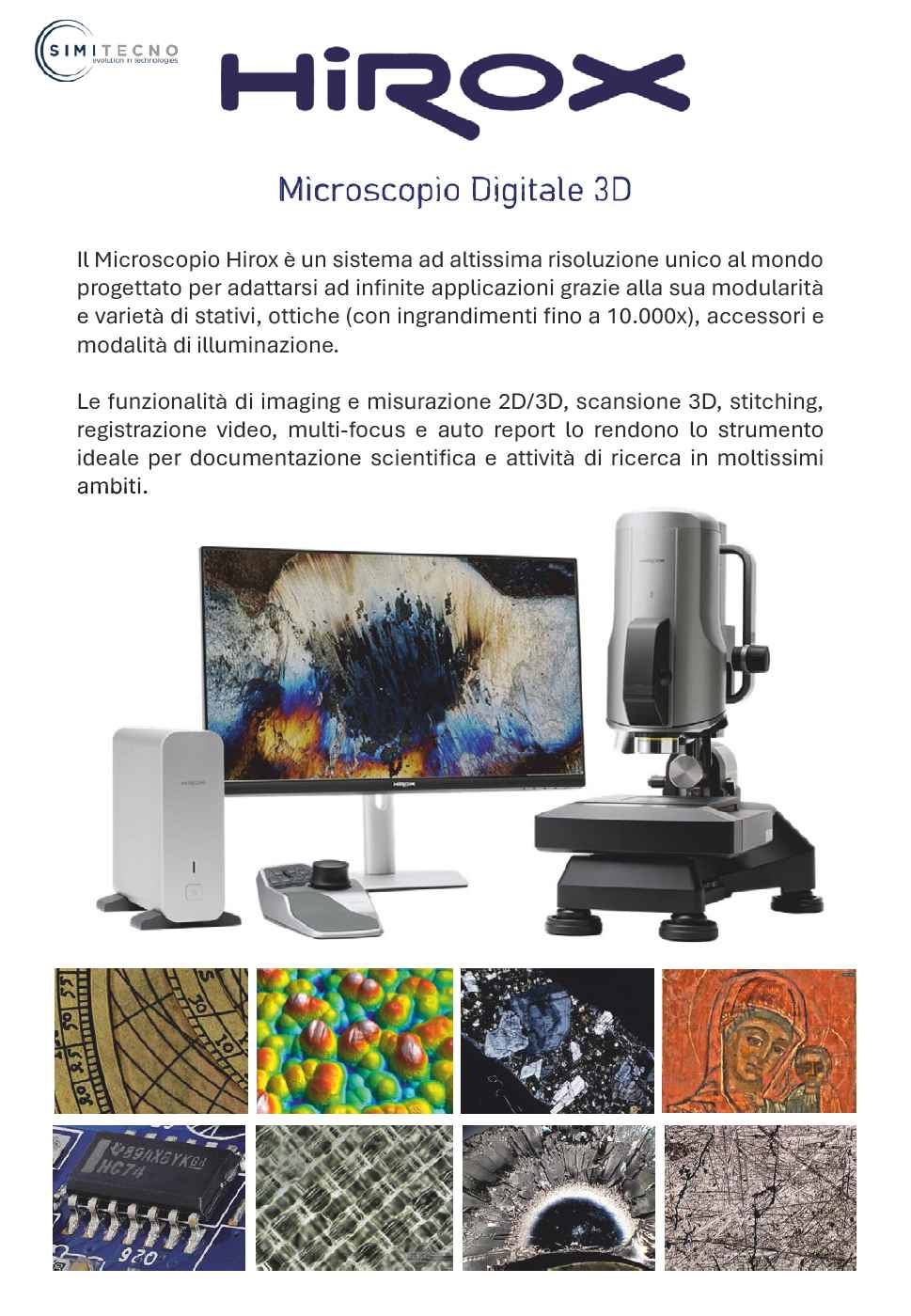 HIROX HRX-02 MICROSCOPIO DIGITALE E CONFOCALE 3D