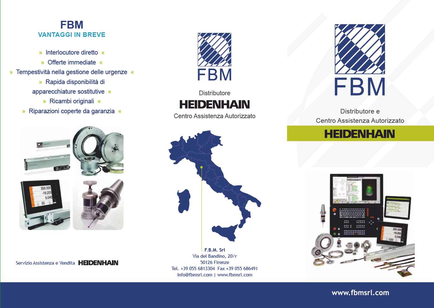 Servizi FBM srl – Centro Assistenza Autorizzato HEIDENHAIN