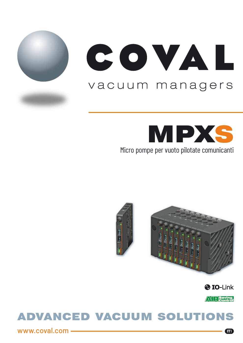 Micro pompe per vuoto pilotate comunicanti