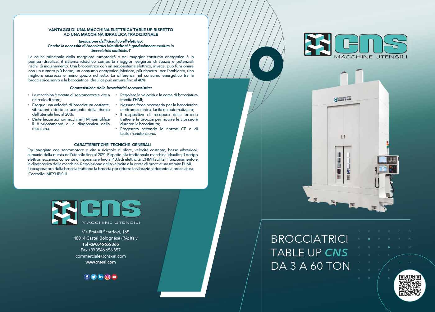 Brocciatrici table-up