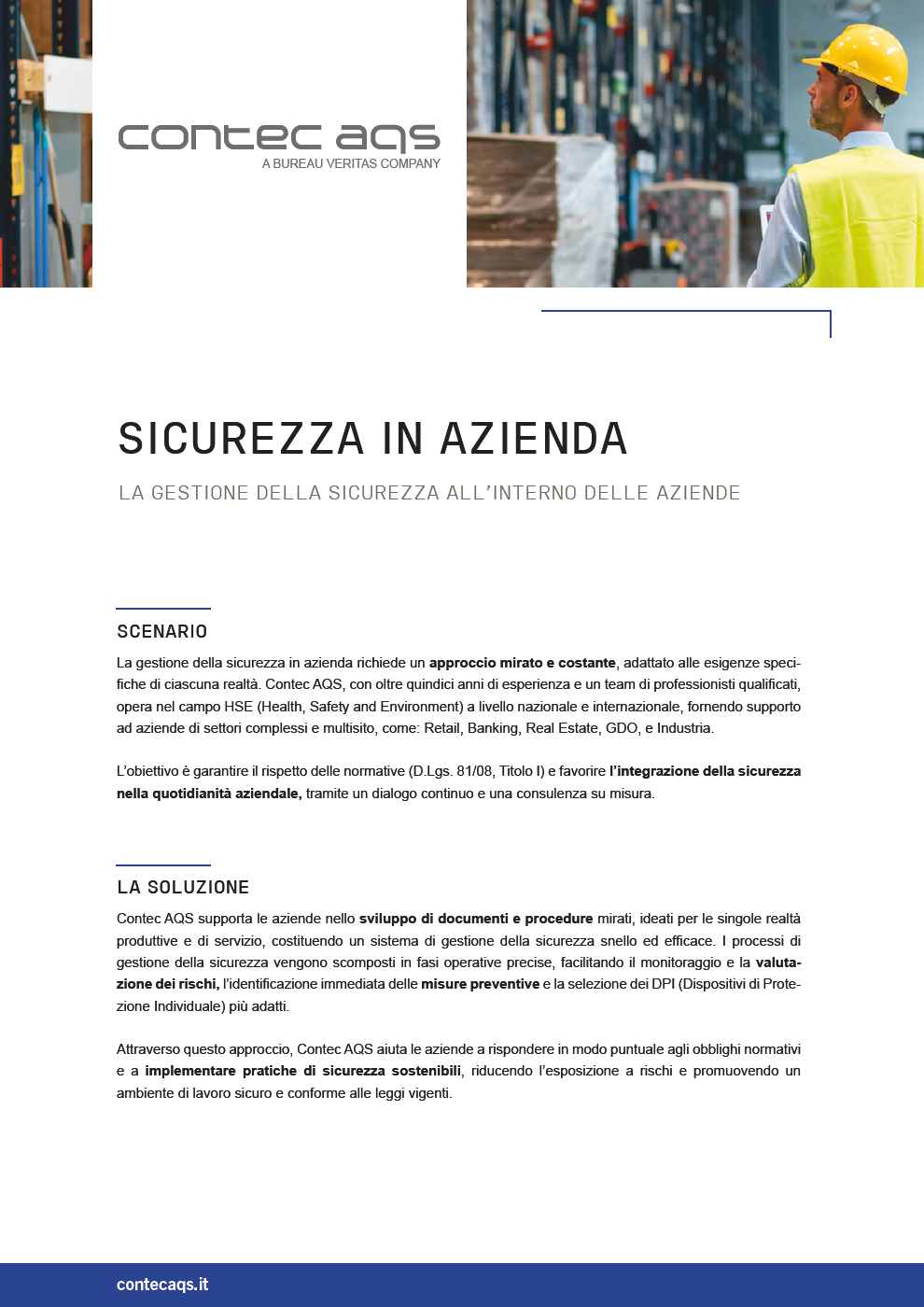 Sicurezza in azienda