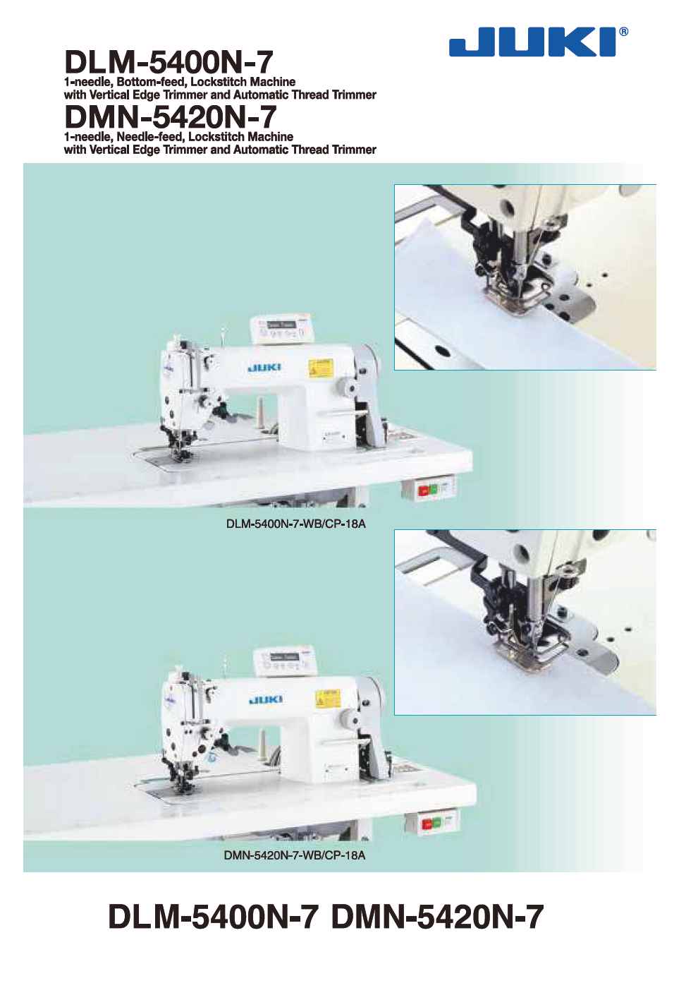 DLM5420 - DLM5400 - Macchine  a punto annodato con coltello rifilatore