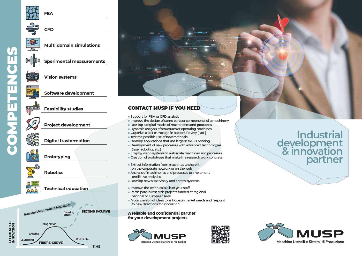Flyer Competenze MUSP