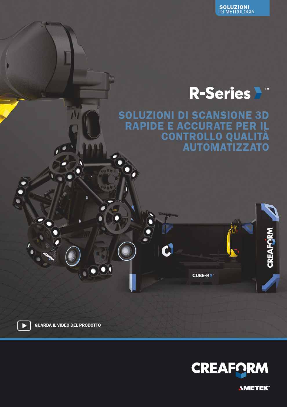 R-Series: Soluzioni di scansione 3d rapide e accurate per il controllo qualità automatizzato