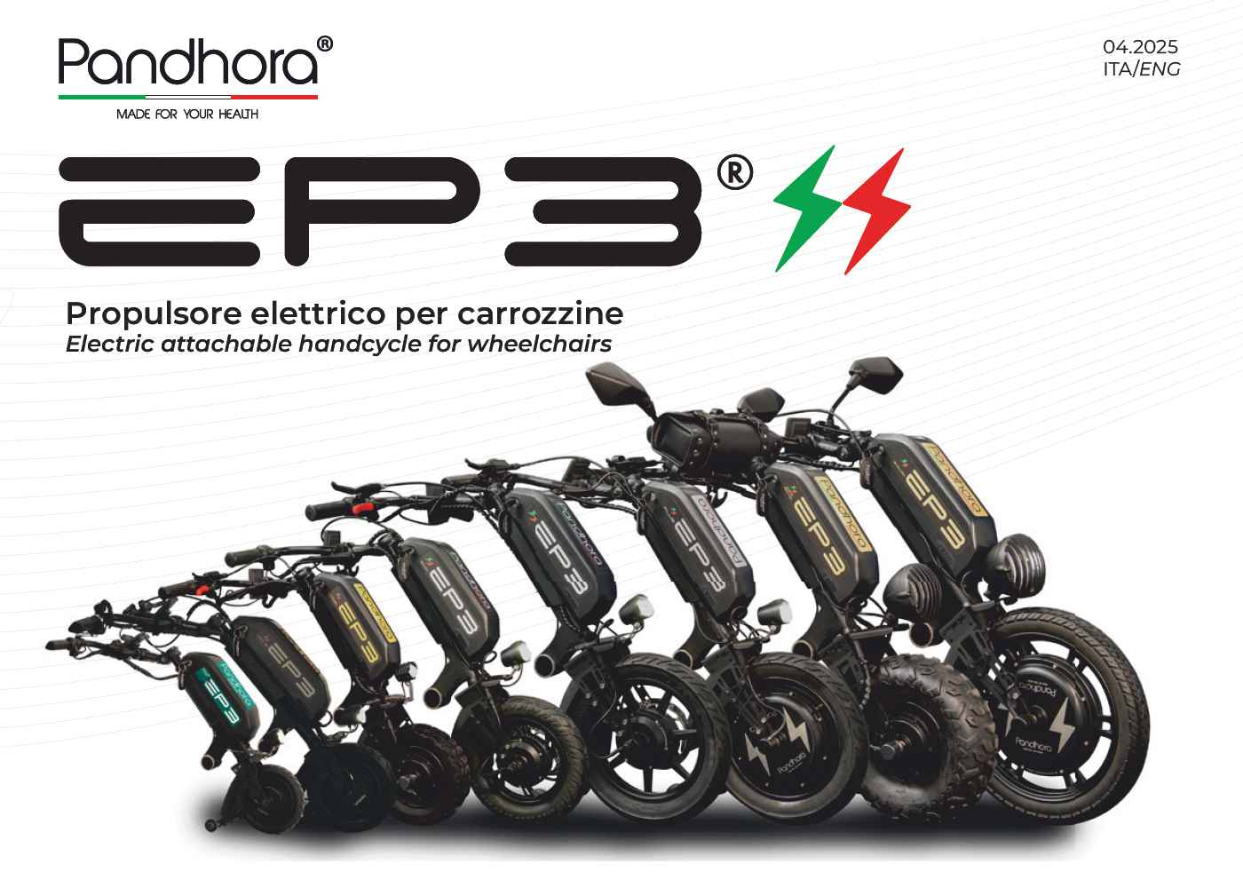 EP3  propulsore elettrico + carrozzina PEVO