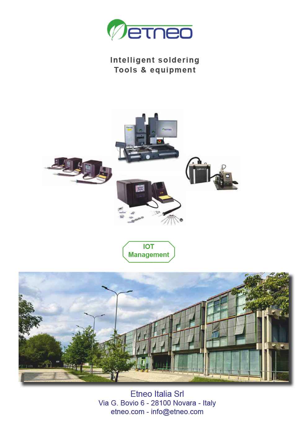 Stazioni saldanti, rework, sistemi abbattimento cariche ESD