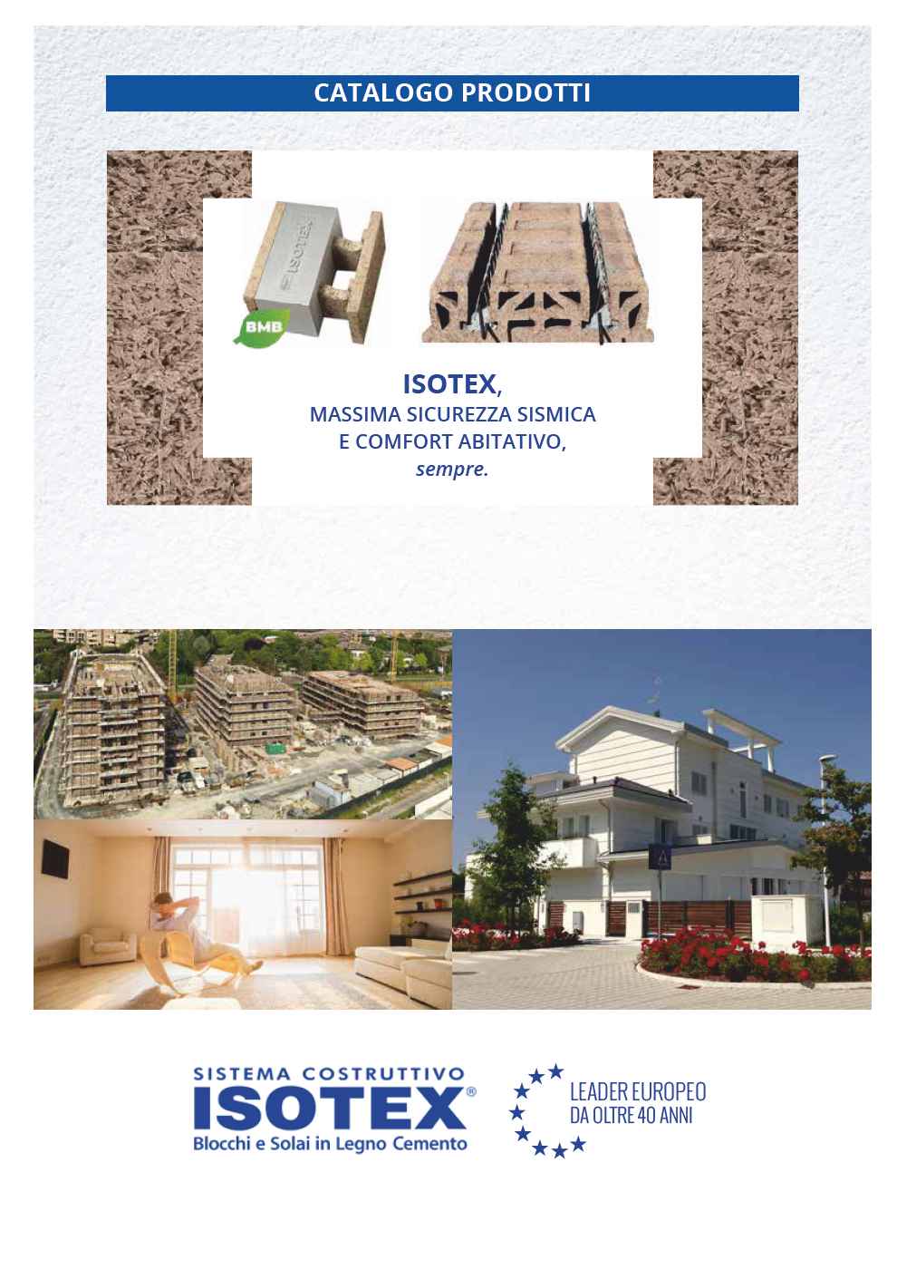 ISOTEX | Catalogo Prodotti. Blocchi e solai in legno cemento