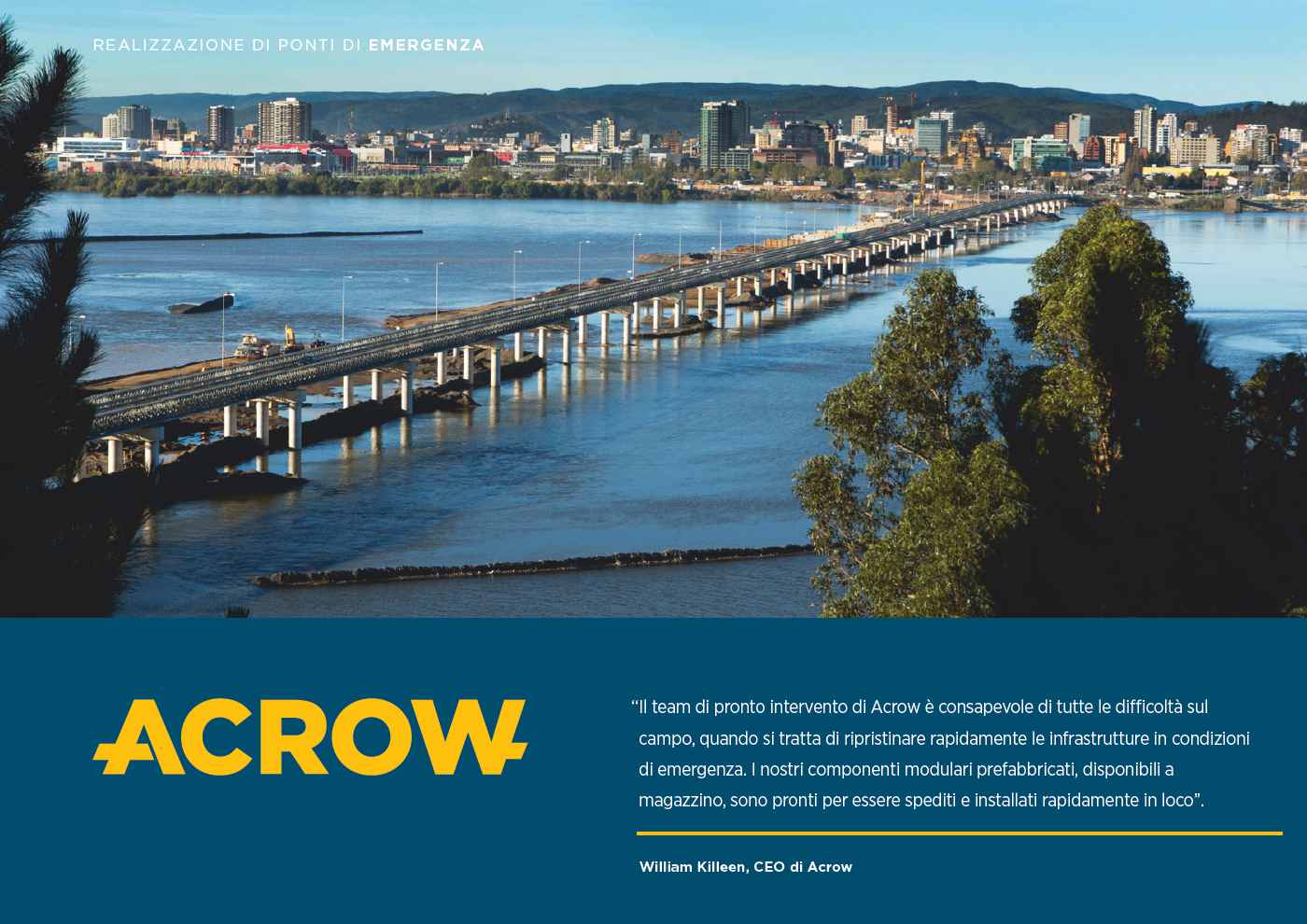 Acrow Bridge - Ponti di emergenza