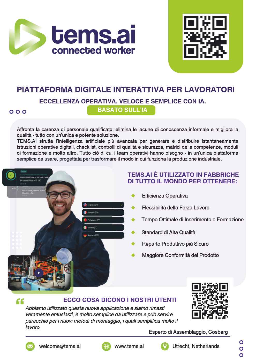 Tems.AI Connected Worker Platform