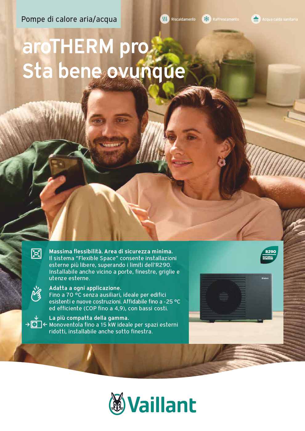 aroTHERM pro, la pompa di calore aria/acqua che sta bene ovunque