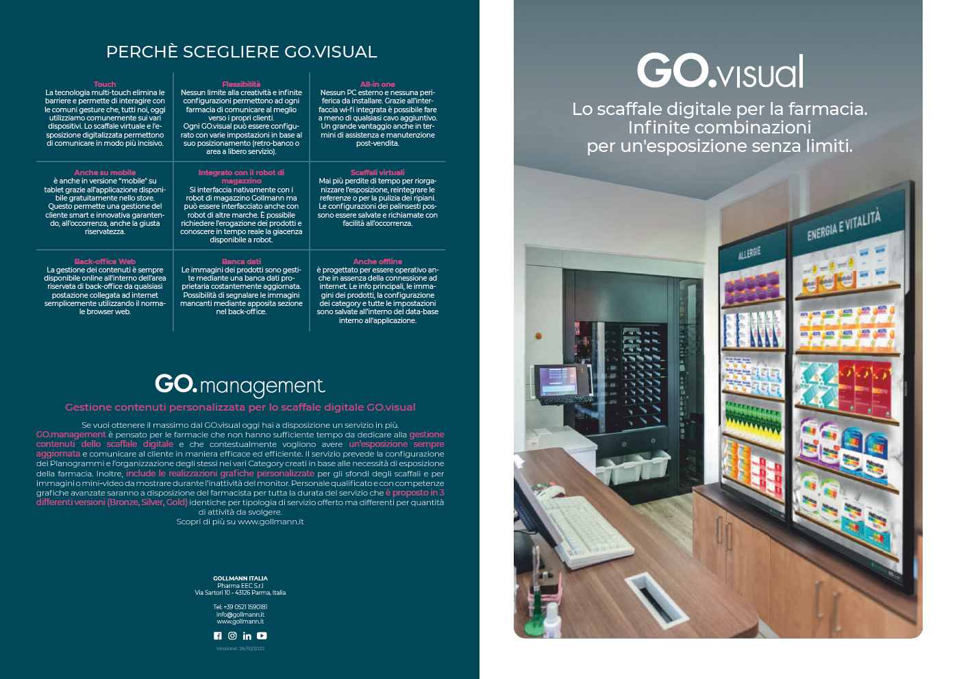 GO.visual - Scaffale digitale