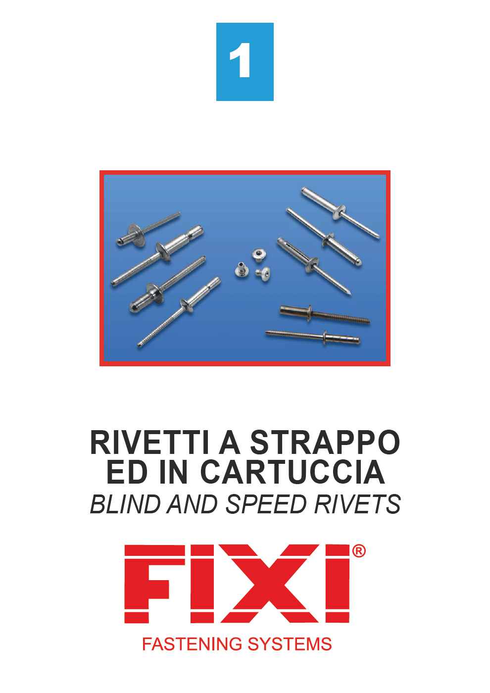 RIVETTI A STRAPPO ED IN CARTUCCIA - BLIND AND SPEED RIVETS